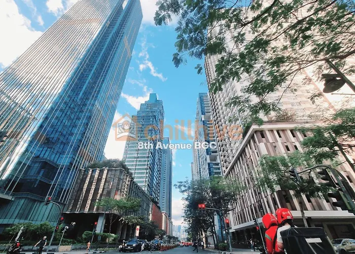 Bgc Stay: Prime Acrossgrand Hyatt #oursw32p Holiday home Manila